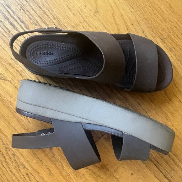 Crocs Flatform Sandal (EUC) - Picture 4 of 6